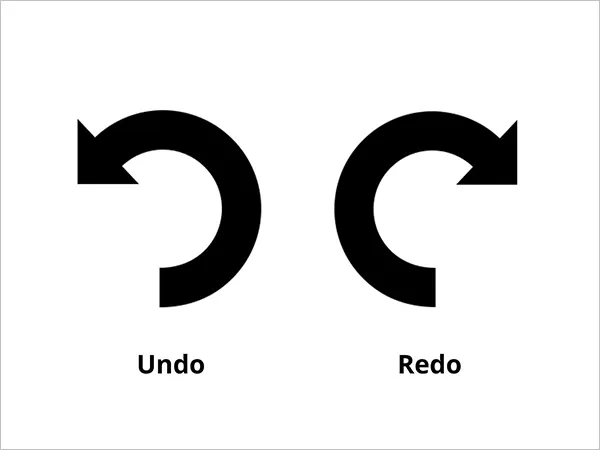 undo and redo shortcut